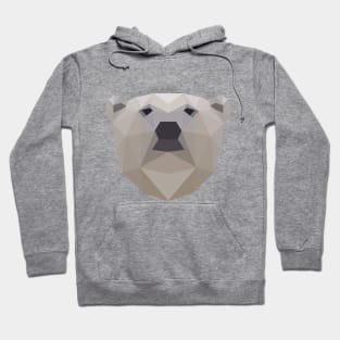 Low Poly Polar Bear Hoodie